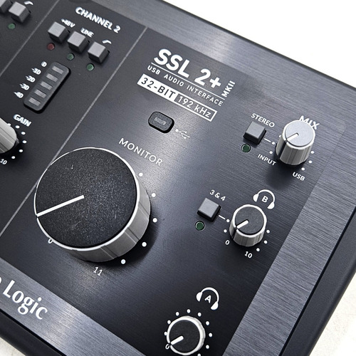 Interface De Áudio Solid State Logic Ssl 2+ Mkii 2x4 Usb