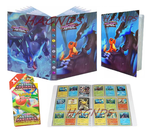 Album Cartas Pokémon Tcg Para 432 Cartas Nuevo C/mazo