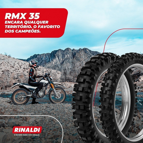 Cubierta Rinaldi Moto 70/100 X 19 Modelo Rmx35