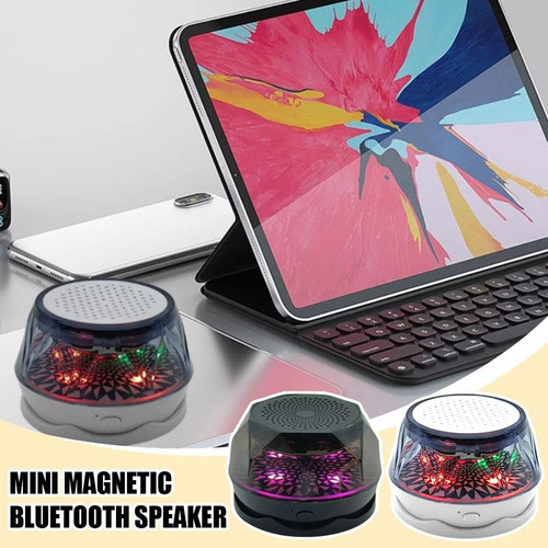 Altavoz Bluetooth Magnético, Mini Altavoz Bluetooth Con