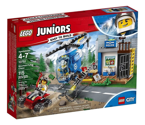 Todobloques Lego 10751 Juniors Persecución Policiaca Montaña