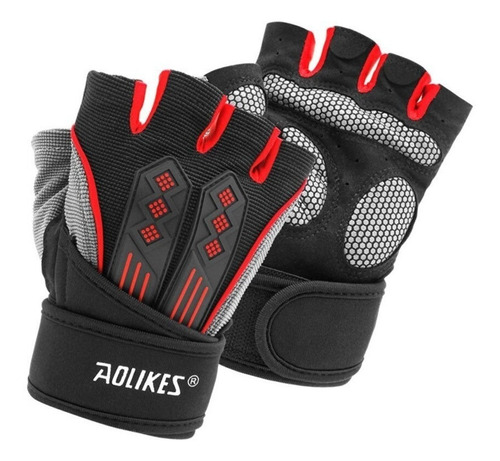 Guantes Deportivos Aolikes A-115 Gym Levantamiento Pesas