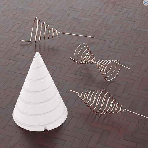Plantilla De Antena De Alambre De Cobre Para Jardinería L