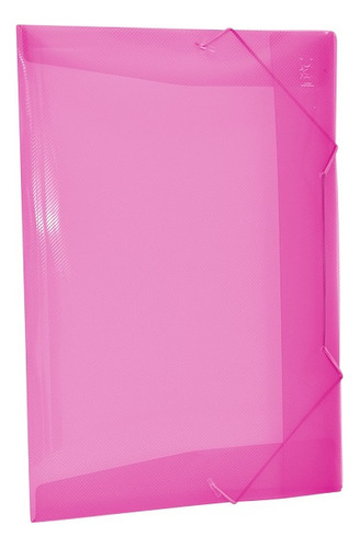 Pasta Aba Elastica Oficio Line Sem Lombo Dac 10 Unidades Cor Rosa