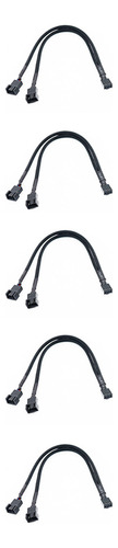 5 X Cable Trenzado De 1 A 2 Vías, Divisor En Y, 3/4 Pines, P