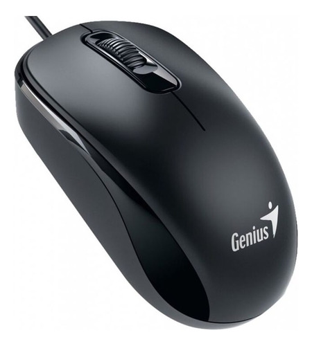 Mouse Con Cable Genius Dx-110 Ps2 1000dpi 3 Botones Negro