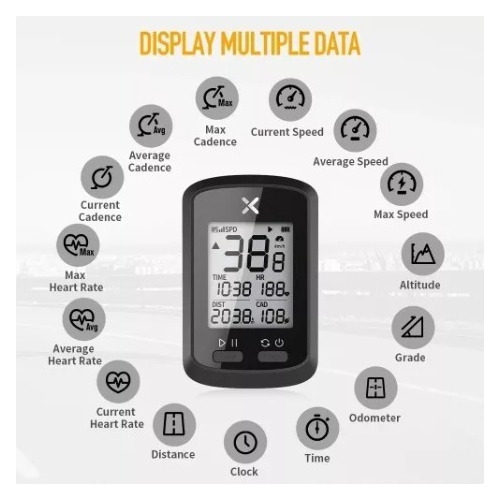 Pack Gps Xoss G+, Pulsómetro Xoss X2, 2 Sensores Cycplus C3