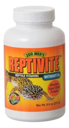 Zoo Med Reptivit S/d3 227 Gr Calcio Multivitamínico Reptiles