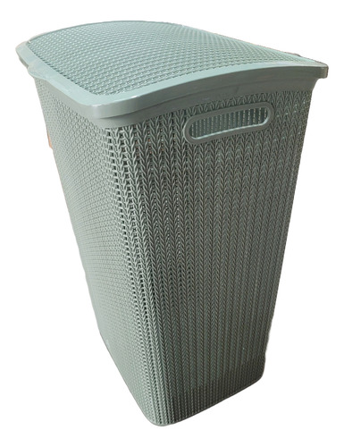 Práctico Y Elegante Cesto Ropa Tejido 60 Litros