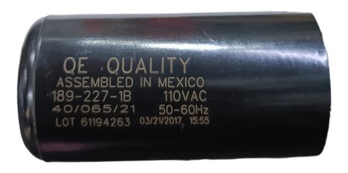 Capacitor De Arranque 189uf - 227mfd, 110vac Marca Qe Qualit