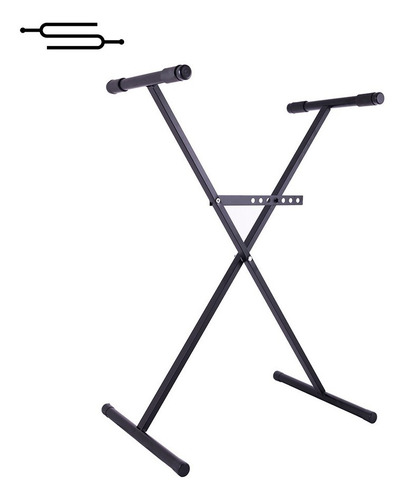 Imagen 3 de 6 de Soporte Teclado Organo Sinte Tijera Simple Regulable - Envio