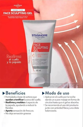 Gel Intensivo Reafirmante Efecto Tensor Papada Y Cuello