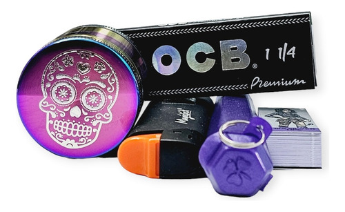 Kit Calavera / Picador 4 Partes + Ocb Lion Filtros Soplete !