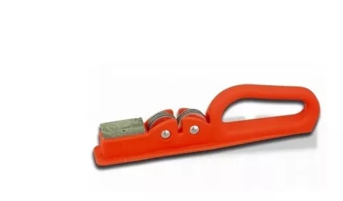 Afilador Cuchillo Mango Rojo