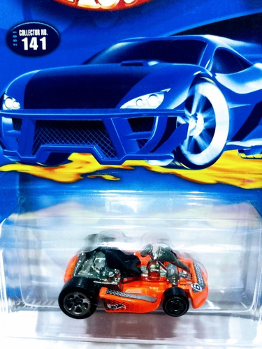 Carrito Hot Wheels Go Kart Naranja Edición 2000 Escala 1:64