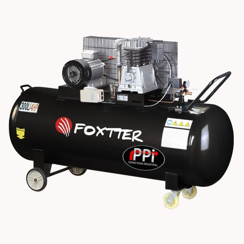 Compresor A Correa Foxtter 7.5 Hp X 300 Litros Alta-baja