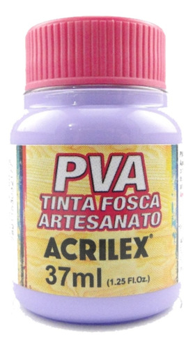 Tinta Fosca Para Artesanato 37ml Lilás Acrilex