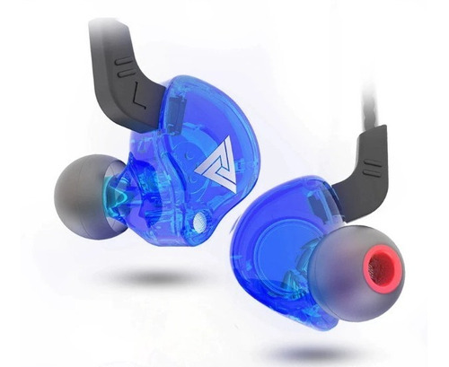 In Ear Qkz Ak6 Con Mic Y Case - Audifonos Monitoreo Musicos