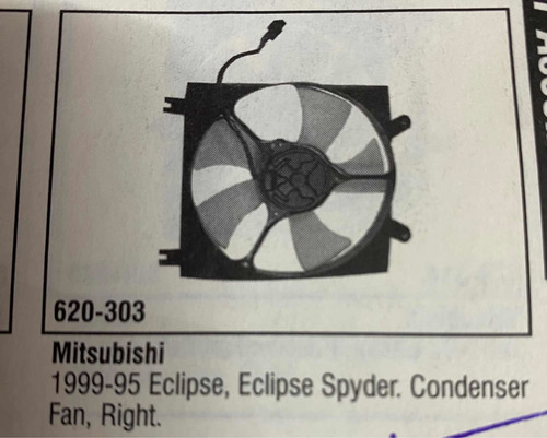 Motoventilador Eclipse Talon Sebring Avenger 2.0l 1995-1999