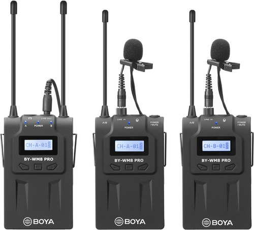 Imagen 3 de 7 de Microfono Inalambrico Boya-wm8 Pro K2 2 Emisores 1 Receptor