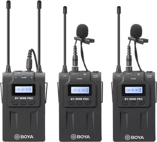 Microfono Inalambrico Boya-wm8 Pro K2 2 Emisores 1 Receptor