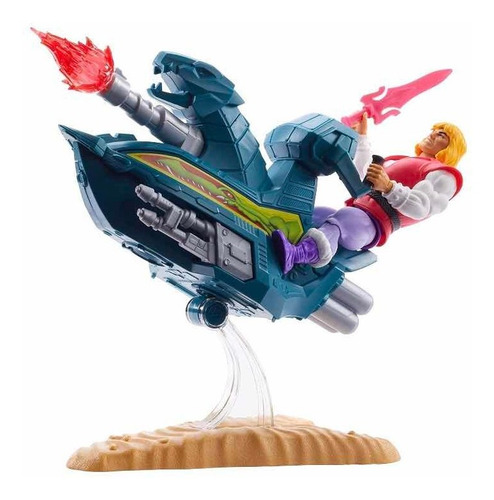 He-man Vehículo Jet Sled Y Figura Exclusiva Príncipe Adam