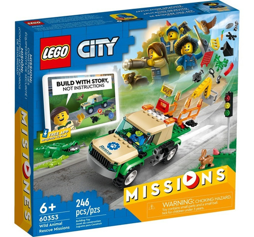 Bloques Para Armar Lego City Misiones De Rescate De Animales