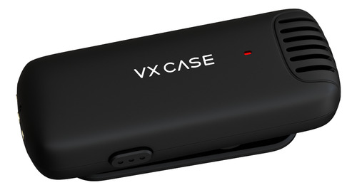 Microfone De Lapela Sem Fio Vx Case Tipo C - Wireless Preto