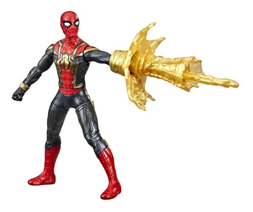 Figura Spiderman Aracno Giro Spiderman Traje Rojo Negro