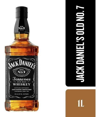 Whisky Jack Daniel's Tennesee old No. 7 1 litro | MercadoLivre