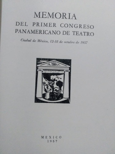 1er Congreso Panamericano De (04a1) Teatro