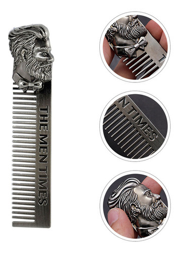 B Peineta Para Barba Metal Barber Combs Para Hombre