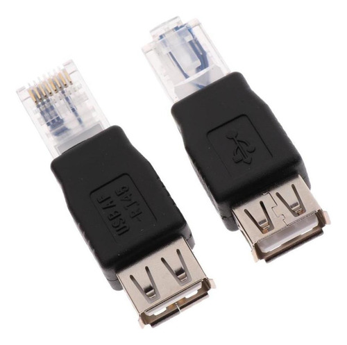 Convertidor De Red Ethernet Rj45 Macho A Usb 2.0 Hembra (2
