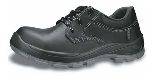 Imagen 5 de 10 de Zapato De Trabajo Con Puntera Acero Negro - Mundo Trabajo