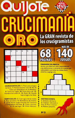 Quijote Crucimania Oro N° 13 - 68 Paginas