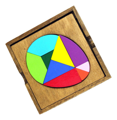 5 Rompecabezas De Geometría De Rompecabezas De Juguete Para