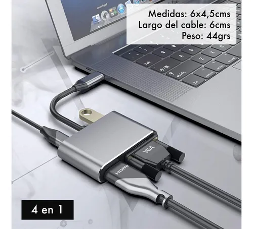 Adaptador doble salida hdmi hotsell
