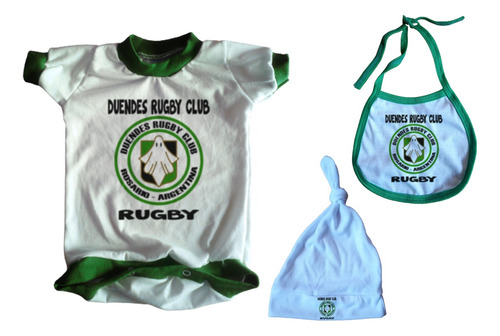 Set Bebe Body + Extras Rugby Duendes Rugby Club