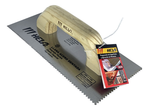 Llana Dentada Metal Profesional 280 X 130 Mm Hela Diente 2mm
