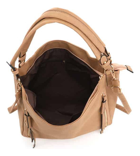 Cartera Pu Extra Large Con Correa Extraible La Chapelle Nude Lisa Oro Nude