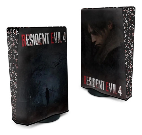 Funda Protectora Antipolvo (resident Evil 4) Ps5 Vertical