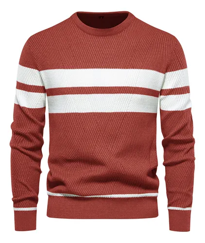 Suéter A Rayas Para Hombre (Sweater)