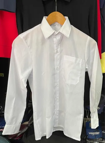 Camisa Blanca Larga Para Ninos | MercadoLibre 📦