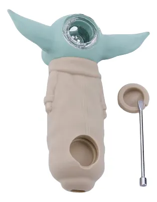 Pipa Mini Yoda Grogu Silicona