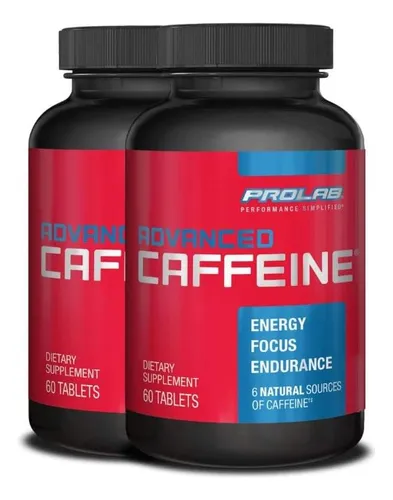 Tabletas De Cafeína Avanzada Prolab, Conteo De 60