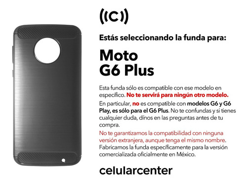 Funda Para Moto G6 Plus Motorola G6+ Case Protector Cover