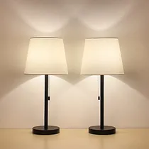 Comprar Juego De Lámpara De Mesa Haitral De 2 Lámparas De Escritorio