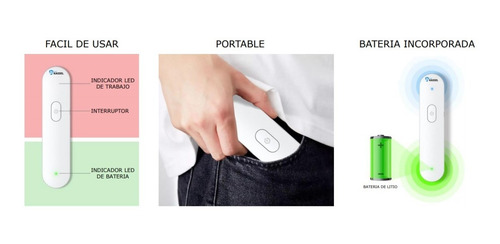 Imagen 2 de 6 de Esterilizador Sanitizante Carga Rapida Usb Bateria Uv02