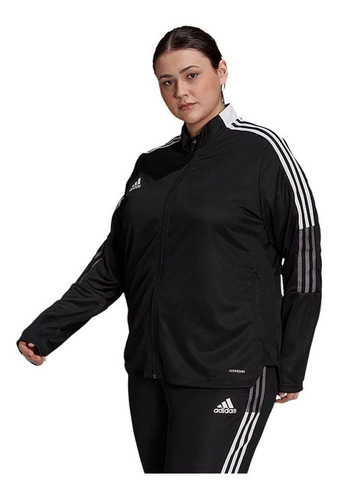 Imagen 3 de 5 de Campera adidas Tiro Track Top - Plus Size 3x - Para Dama