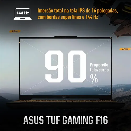 Notebook Asus Tuf Gaming F16 8gb 512gb Ssd Keepos | Parcelamento